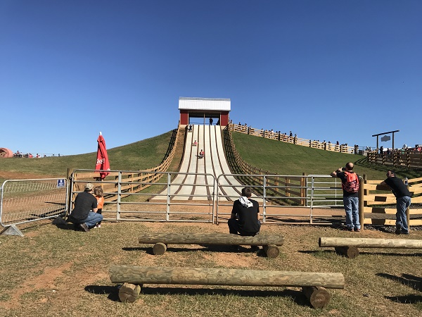 The new (for 2019) giant slide